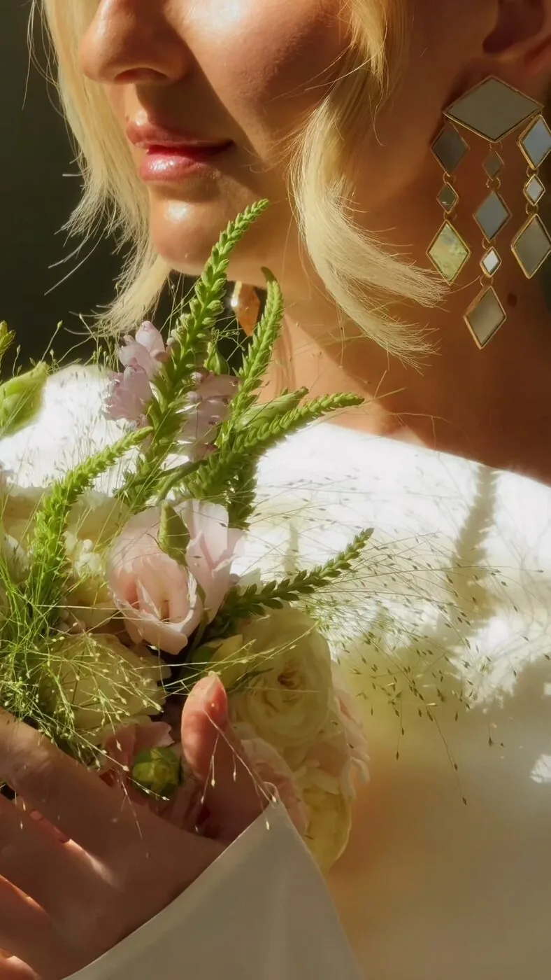 Bridal bouquet, detail